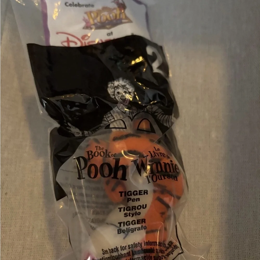 Vintage 1990s McDonald's Winnie the Pooh Happy Meal Plush Set of 4 NIP